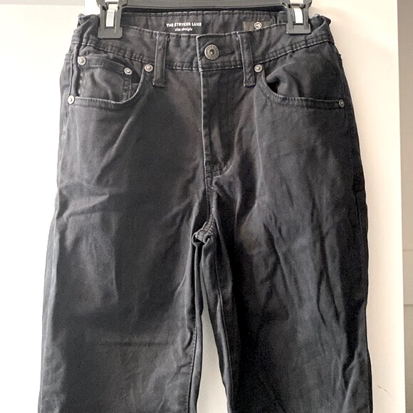 [AG Adriano Goldschmied] Kids Black Slim Straight Jeans Boys Size 10 - Picture 6 of 10